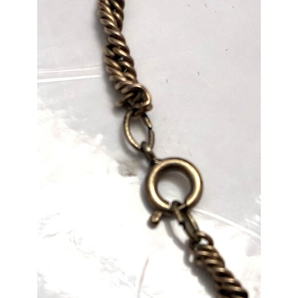 LUCY CALLADITTO Native American Navajo Sterling Turquoise Pendant Necklace - Picture 5 of 10